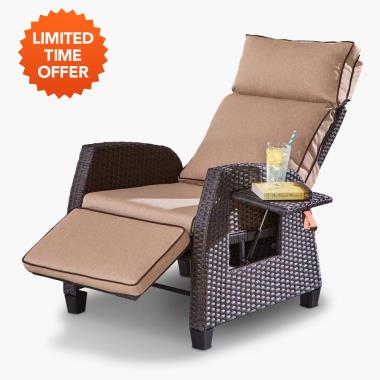 outdoor recliner, outdoor recliner chair