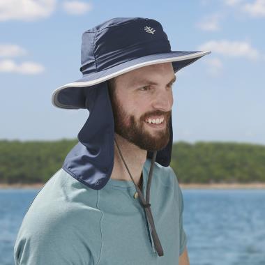 Coolibar UPF 50+ Unisex Convertible Boating Hat - Sun Protective