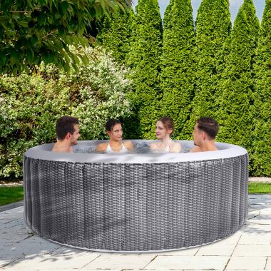 The Six Person Inflatable Massaging Spa