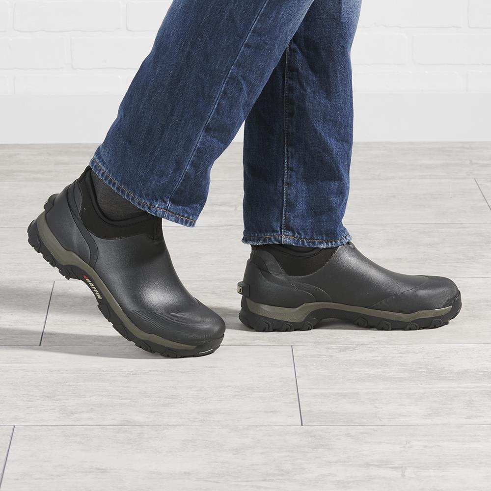 The Men's Slip On Waterproof Boots - Hammacher Schlemmer