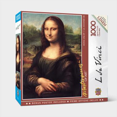 The Glare Free 1,000 Piece Mona Lisa Puzzle