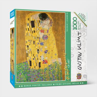 The Glare Free 1,000 Piece The Kiss Puzzle