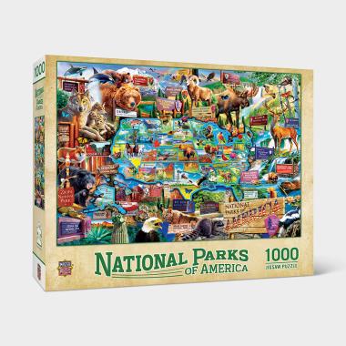 The 1,000 Piece National Parks Map Puzzle