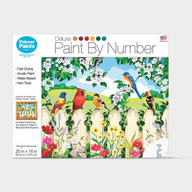 The Songbird Sanctuary Paint By Number Kit