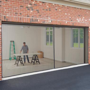 Two Door Garage Bug Barrier
