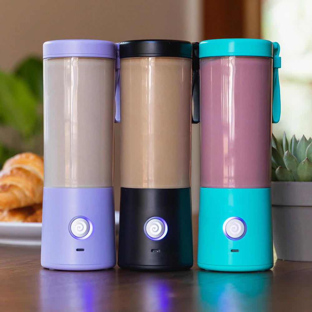SIMPLE & CO ON-THE-GO PORTABLE BLENDER USB ~ WIRELESS ~ STAINLESS STEEL