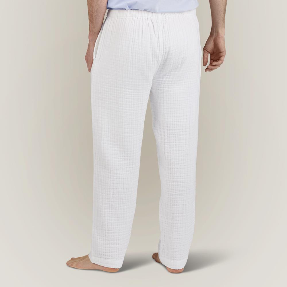 The Genuine Turkish Cotton Gauze Pajamas (Bottoms) - Hammacher Schlemmer
