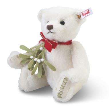 The Classic Hammacher Schlemmer Steiff Musical Holiday Bear