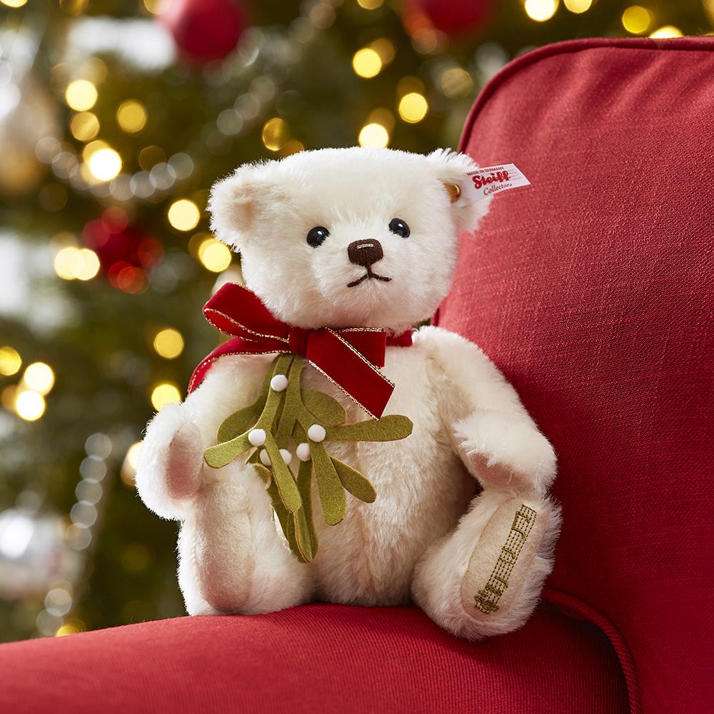 Musical christmas best sale teddy bear