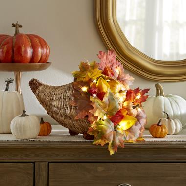 The Cordless Illuminated Harvest Cornucopia