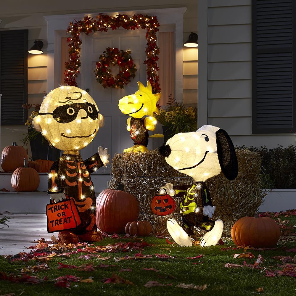 Peanuts Gang Halloween Pre-Lit Indoor/Outdoor Window Decor - Charlie B