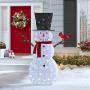 The 6' Twinkling Snowman - Hammacher Schlemmer