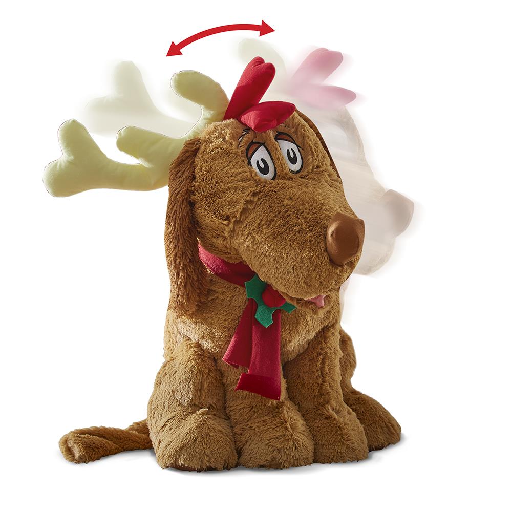 The How The Grinch Stole Christmas Animated Max The Dog - Hammacher  Schlemmer