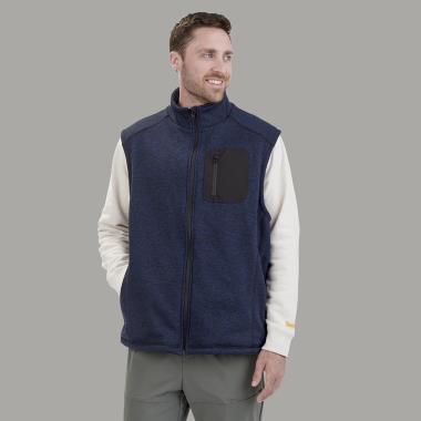 Mens fleece vest - Navy –