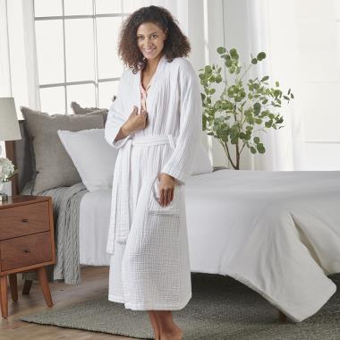 Women Nighty Bathrobe Women's Sleep Luxury Brand Pure Cotton