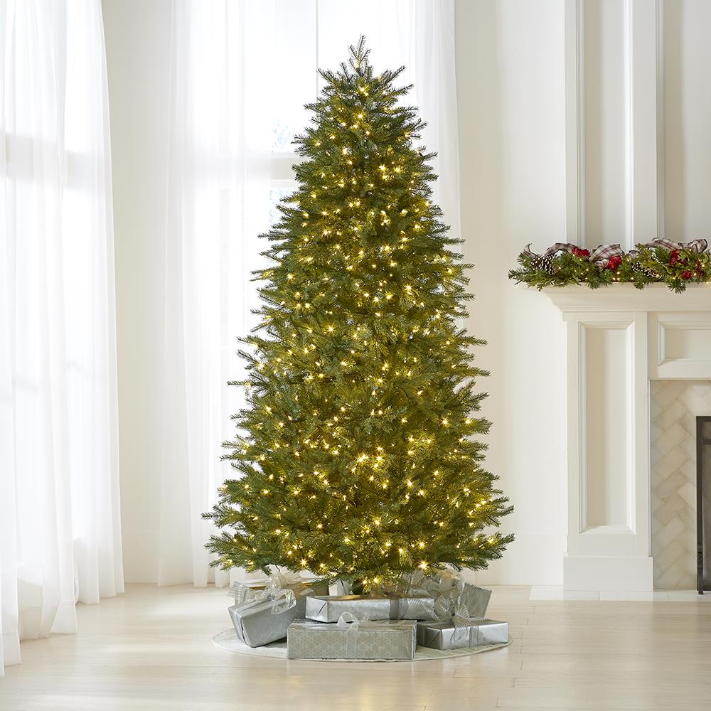 World's Best Prelit Concolor Fir - 7.5' Slim LED - White Christmas Tree