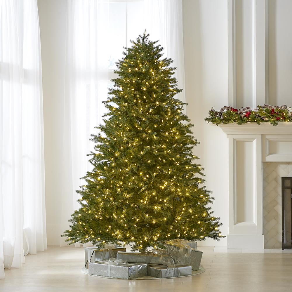World's Best Prelit Concolor Fir - 7.5' Full LED - White Christmas Tree