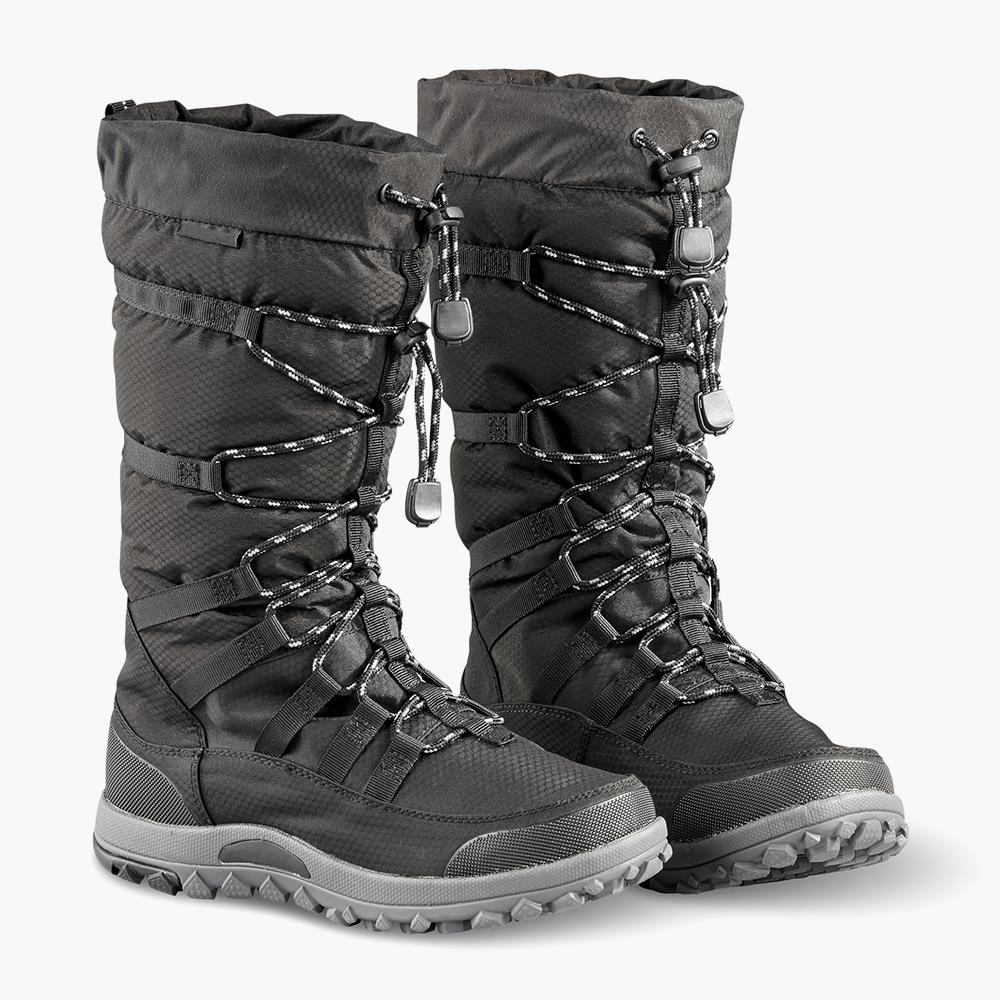 Lightweight Packable Snow Boots - Women's - 6 - Grey