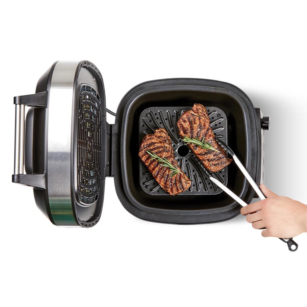 The Deep Frying Portable Grill - Hammacher Schlemmer