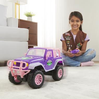 The RC Girl Scout Jeep Wrangler