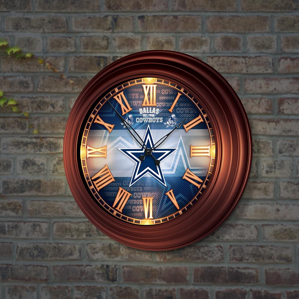 Indoor/Outdoor Illuminated NFL Clock