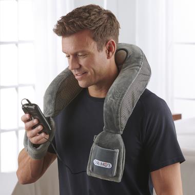 The Triple Therapy Neck Pain Reliever - Hammacher Schlemmer