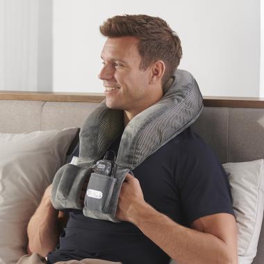 The Triple Therapy Neck Pain Reliever - Hammacher Schlemmer