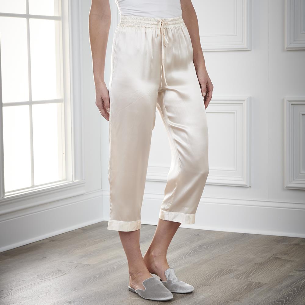 Silk Pajama Pants + Cashmere - VeryAllegra