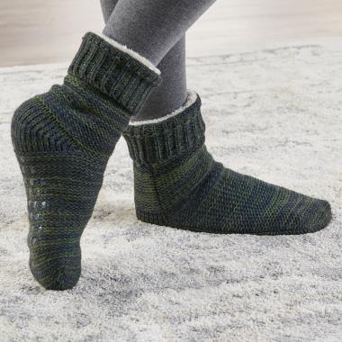 Fleece socks, slipper socks, for men and women