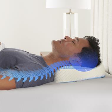 The Back Sleeper's Neck Support Pillow
