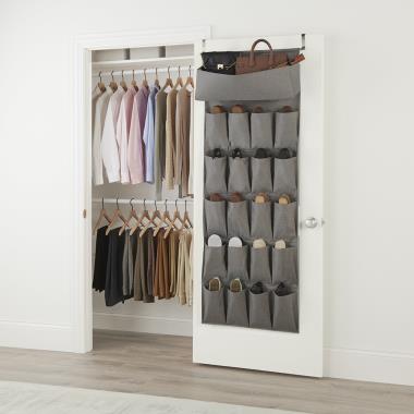 The Odor Neutralizing Over The Door Shoe Organizer