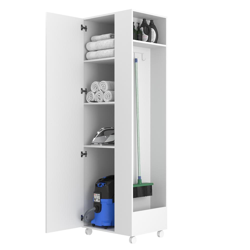 The Slim Rolling Cabinet Storage Bins (Wide) - Hammacher Schlemmer