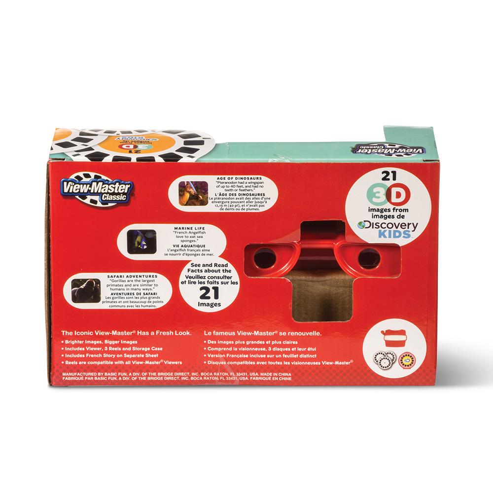 Classic 3D viewer for Kids Viewfinder viewmaster Reels Viewer 3D Adventures  Discovery Box Set with Animal World Reel