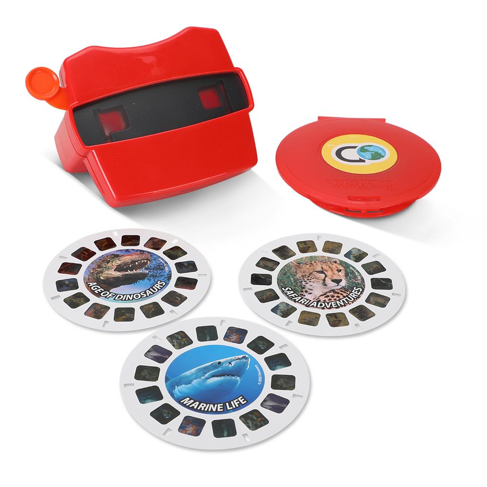 Classic 3D viewer for Kids Viewfinder viewmaster Reels Viewer 3D Adventures  Discovery Box Set with Animal World Reel