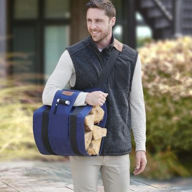 The Easy Loading Ergonomic Firewood Tote
