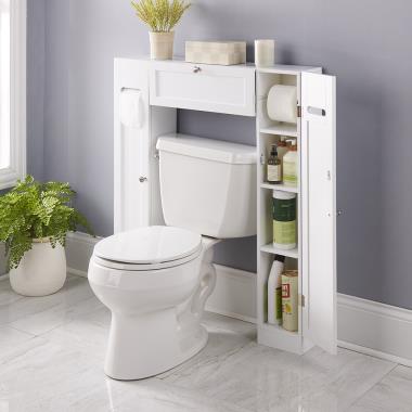 Tight Space Bathroom Organizer - Hammacher Schlemmer