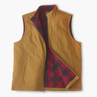 The Gentleman Rancher's Flannel Lined Insulated Vest