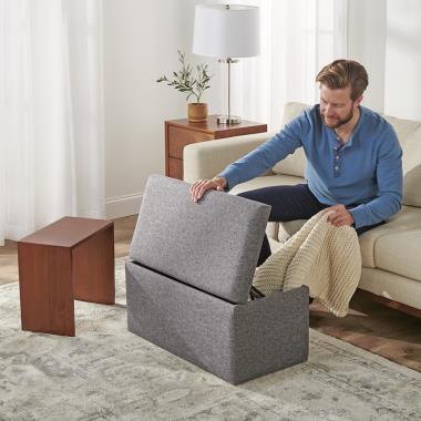 The Coffee Table Footrest - Hammacher Schlemmer