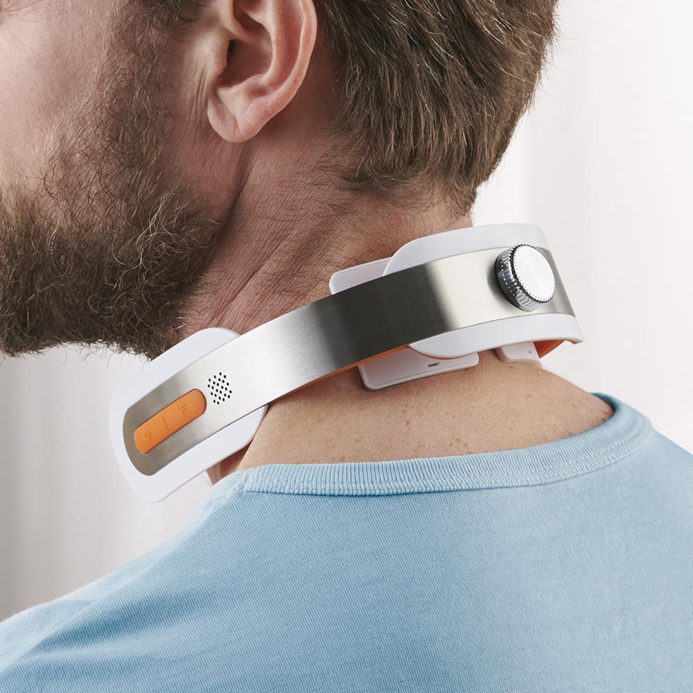 The Triple Therapy Neck Pain Reliever - Hammacher Schlemmer