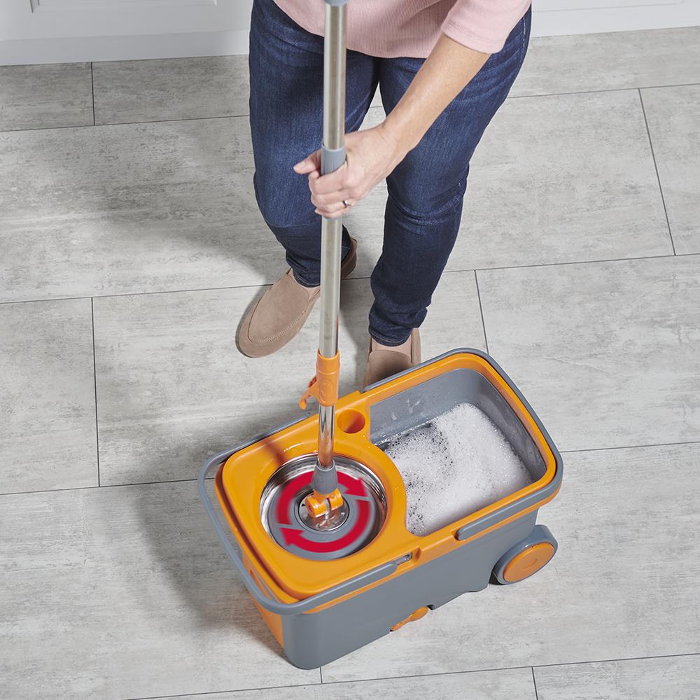 The Cordless Floor Cleaning Scrubber - Hammacher Schlemmer