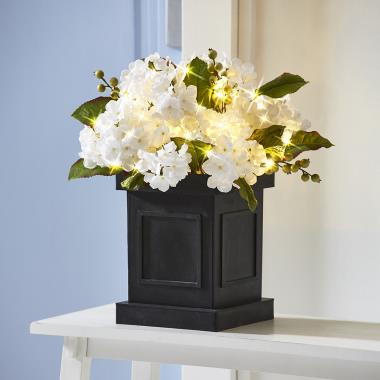 The Cordless Prelit Hydrangea Flower Box