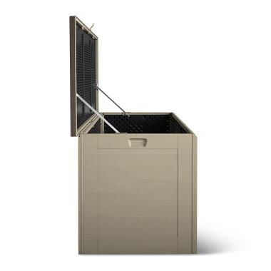 The High Capacity Outdoor Deck Box - Hammacher Schlemmer