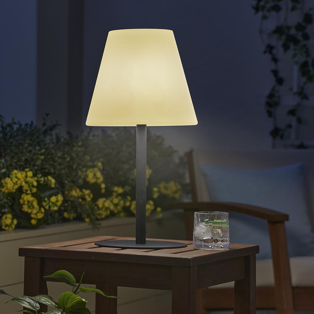 All Weather Outdoor Table Lamp , Outdoor Lighting & Decor By Hammacher Schlemmer