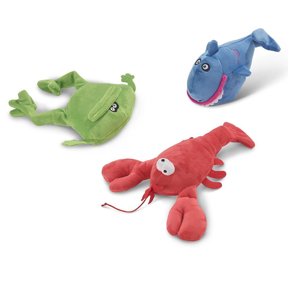 The Silent Squeaking Dog Toys (Dogs up to 60 lbs.) - Hammacher Schlemmer