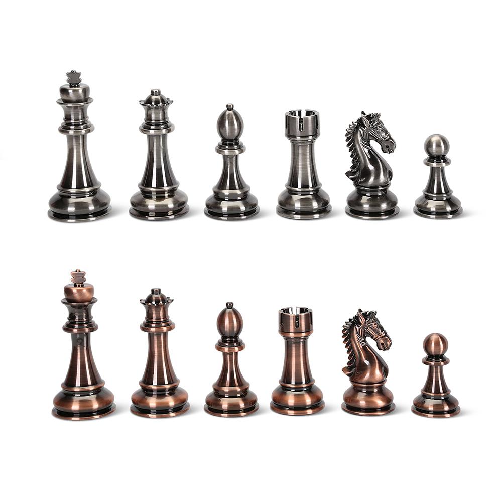 KASPAROV Grandmaster Silver & Bronze Chess Set