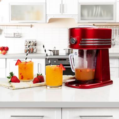  Nostalgia Retro Classic 40-Ounce Beverage Station Perfect  Frozen Drink Machine for Slushies, Daiquiris, and Margaritas, 40 oz, Red:  Electric Countertop Blenders: Home & Kitchen