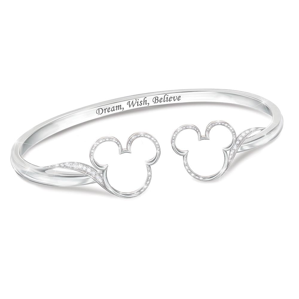 Disney Alex & Ani Bracelet - Mickey and Minnie Mouse Kissing