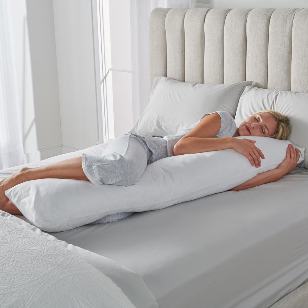 European Total Comfort Body Pillow - White