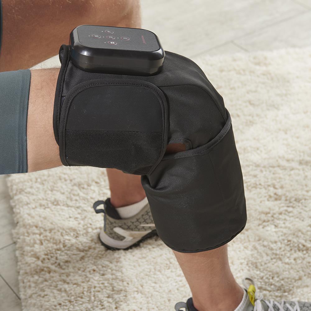 The Cordless Triple Therapy Knee Massager - Hammacher Schlemmer