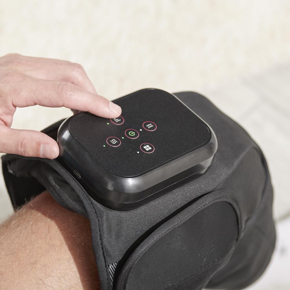The Cordless Triple Therapy Knee Massager - Hammacher Schlemmer